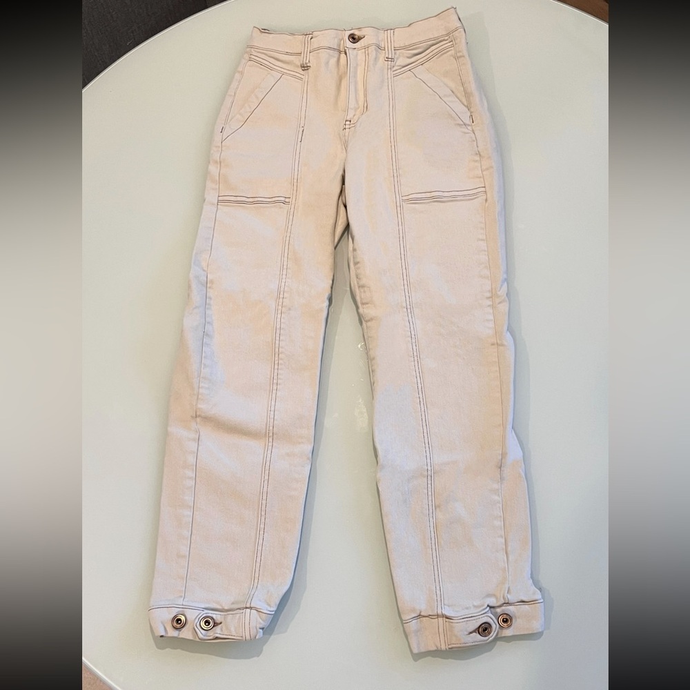 tan cargo jeans